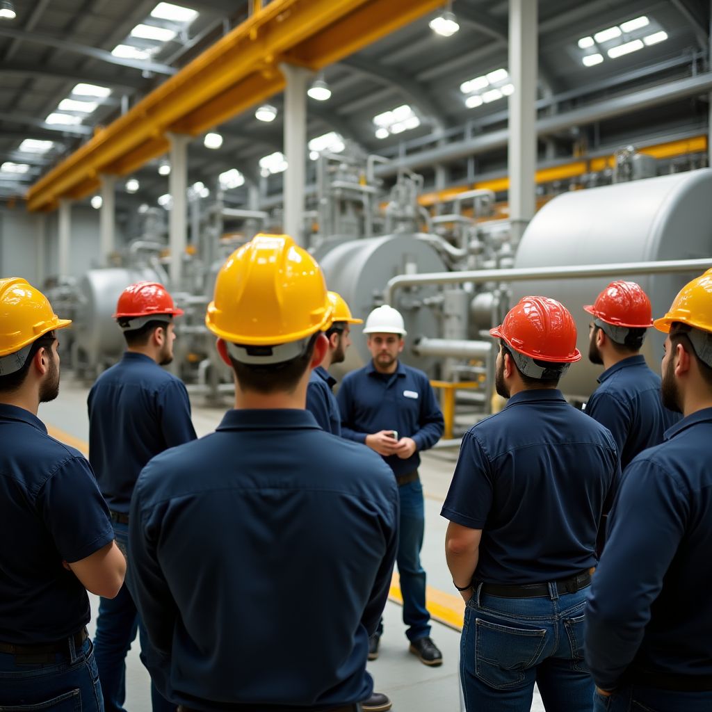 Visita técnica a instalaciones petroleras